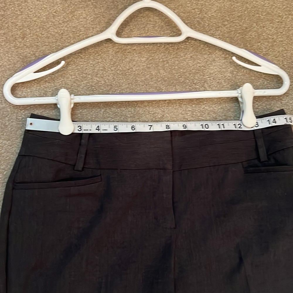 2 Pairs: Wider Leg Trousers 2 Similar Pairs of datk grey Women's dress Pants - Picture 9 of 11